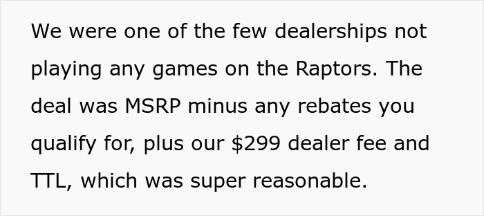 Customer&rsquo;s Entitlement Backfires When Car Dealership Cancels The Deal Last-Minute And Sells The Vehicle To Someone Else 