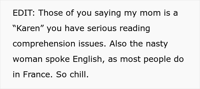 &ldquo;She Told Her In Perfect English That She Didn&rsquo;t Speak English&rdquo;: French Worker Refuses To Serve An American, Regrets It When She Comes Back With Her French Husband