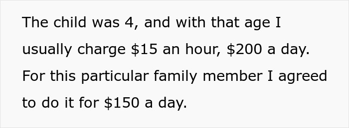 21 Y.O. Professional Babysitter Gets Manipulated Into Changing The Price &lsquo;For Family&rsquo;, Drops The Child At Another Relative's
