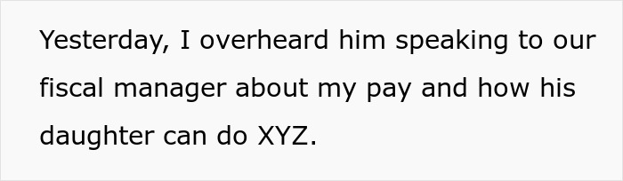Efficient Employee Asks For A Raise, New Manager Threatens To Replace Them With His Teen Daughter At A Cheaper Rate Efficient Employee Asks For A Raise, New Manager Threatens To Replace Them With His Teen Daughter At A Cheaper Rate