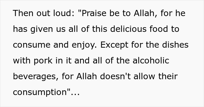 Atheist Guy Fights Fire With Fire By Saying A Prayer To Another God After MIL Forces Him To Say Grace