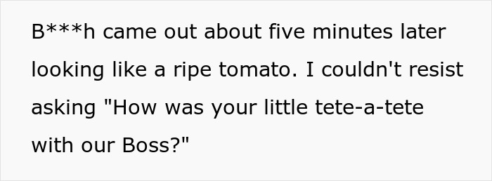 "She Marched Straight Into The CEO’s Office”: Woman Presents Coworker's Work As Her Own, Gets Exposed Right In Front Of The CEO "She Marched Straight Into The CEO’s Office”: Woman Presents Coworker's Work As Her Own, Gets Exposed Right In Front Of The CEO