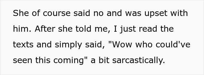 Guy Tells His Girlfriend "I Told You So" After Her Male Friend Tried To Hit On Her, Asks If He Was A Jerk