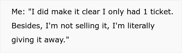 Person Gives Away 1 Ballet Ticket For Free, Karen Shows Up With Her Husband, Demands Someone Give Up Their Seat For Him