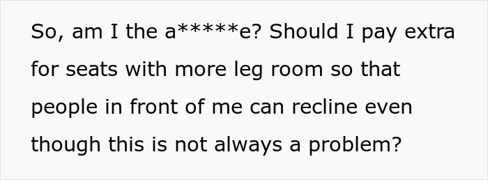 Tall Guy Doesn't Fit In Plane Seat Comfortably, Drama Ensues After Woman Tries To Recline Her Seat Tall Guy Doesn't Fit In Plane Seat Comfortably, Drama Ensues After Woman Tries To Recline Her Seat
