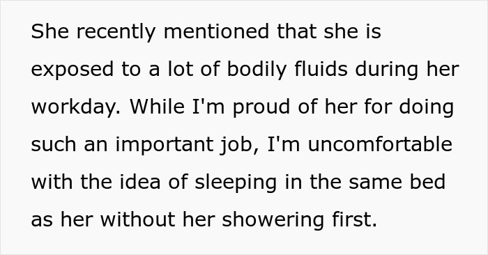 Husband Sleeps On The Couch Because His Gynecologist Wife Won&rsquo;t Shower Before Bed, Asks The Internet If He&rsquo;s A Jerk