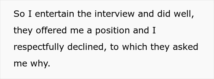 Irresponsible Recruiter Faces Rejection When Person Declines The Job Offer After They Failed To Be On Time For The Interview