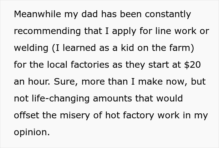 Dad Is Finally Made To Realize How &lsquo;Out Of Touch&rsquo; With Reality He Was As His Son&rsquo;s Job Pays More Than The Factory Jobs He&rsquo;s Been Pushing On Him