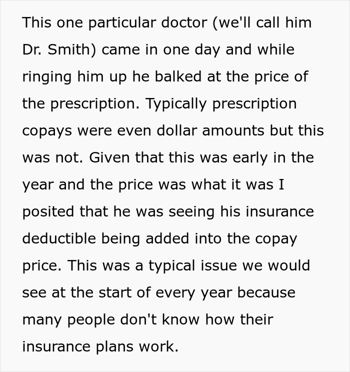 Pharmacist Is Unfazed By Entitled Customer Wanting To Get A Lower Price And Be Addressed As Doctor, Puts Him In His Place Pharmacist Is Unfazed By Entitled Customer Wanting To Get A Lower Price And Be Addressed As Doctor, Puts Him In His Place
