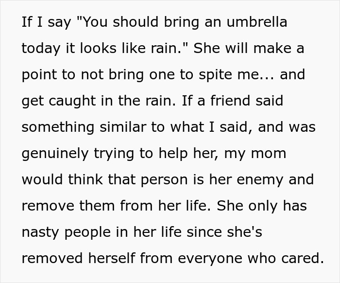 &ldquo;You Can&rsquo;t Say I Didn&rsquo;t Warn Her&rdquo;: Woman Exacts Petty Revenge On Narcissistic Mother By Only Telling Her The Truth