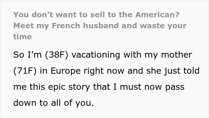 &ldquo;She Told Her In Perfect English That She Didn&rsquo;t Speak English&rdquo;: French Worker Refuses To Serve An American, Regrets It When She Comes Back With Her French Husband