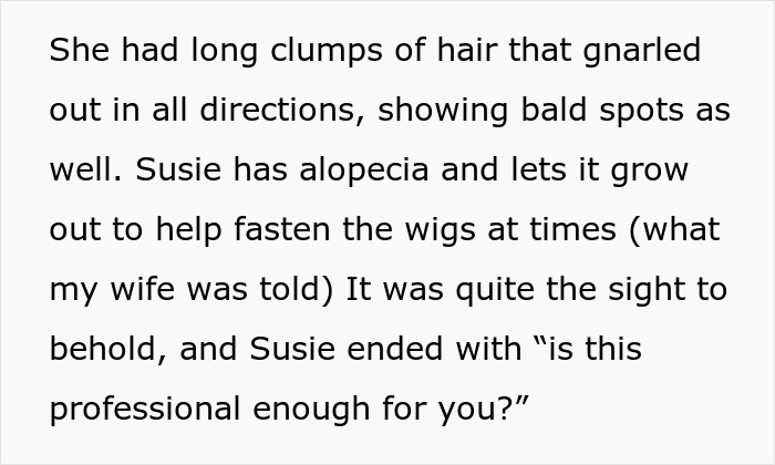 Patient Calls This Nurse's Wig "Unprofessional", Regrets It When She Takes It Off