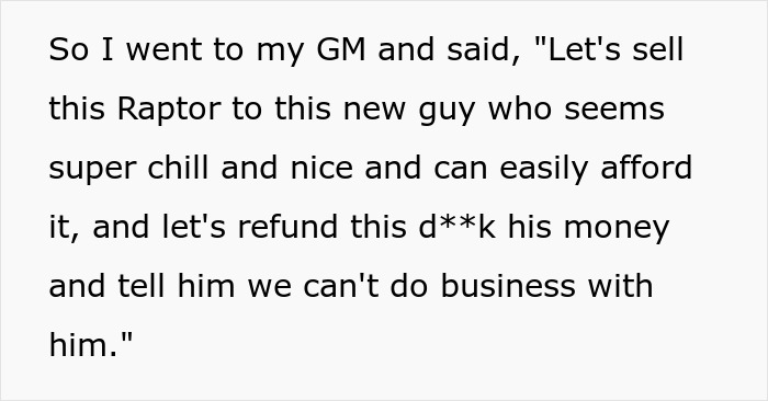 Customer&rsquo;s Entitlement Backfires When Car Dealership Cancels The Deal Last-Minute And Sells The Vehicle To Someone Else 