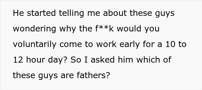 Man Is Surprised That His Co-Workers Constantly Come To Work Early, Shames Them About It After Realizing Why Man Is Surprised That His Co-Workers Constantly Come To Work Early, Shames Them About It After Realizing Why