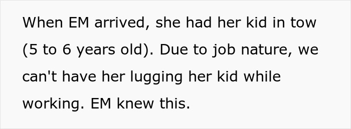Entitled Mom Brings Her Kid To Work And Expects Coworkers To Take Care Of Her, Causes A Scene When One Of Them Maliciously Complies Entitled Mom Brings Her Kid To Work And Expects Coworkers To Take Care Of Her, Causes A Scene When One Of Them Maliciously Complies