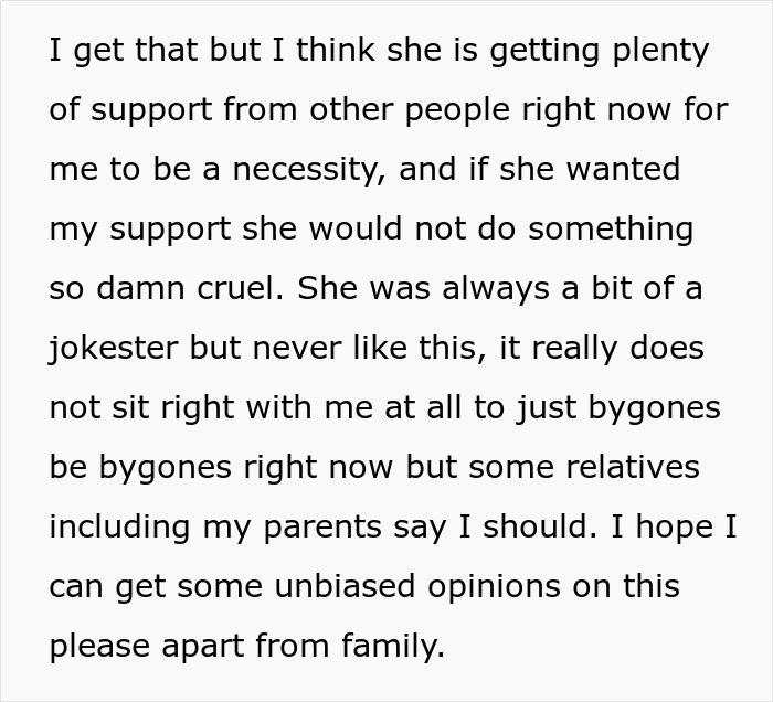 Woman Wonders If She&rsquo;s The Bad Guy For Banning Her Daughter From Her Home After Extremely Cruel Prank