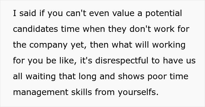 Irresponsible Recruiter Faces Rejection When Person Declines The Job Offer After They Failed To Be On Time For The Interview