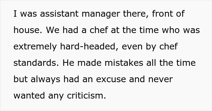 Chef Yells At Assistant Manager For Calling Him On His Day Off, So They Just Let Him Learn About His Fail The Hard Way