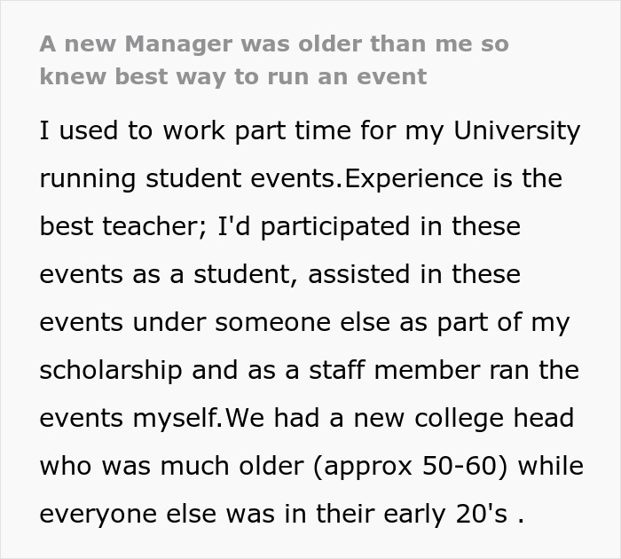 Manager Believes Age Equals Seniority And Demands Employee Do As She Says, They Maliciously Comply And Leave Her To Deal With The Fallout
