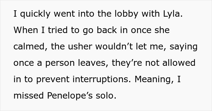 “This Has Caused Drama I Was Not Expecting”: Mom Misses Daughter’s School Performance Because Of Baby, Doesn’t Get Why She’s A Jerk “This Has Caused Drama I Was Not Expecting”: Mom Misses Daughter’s School Performance Because Of Baby, Doesn’t Get Why She’s A Jerk