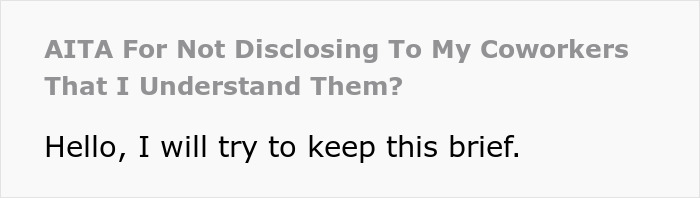 Workplace Drama Arises After Mexican Workers Mistakenly Assume Their New Coworker Doesn't Understand Spanish, Start Badmouthing Her