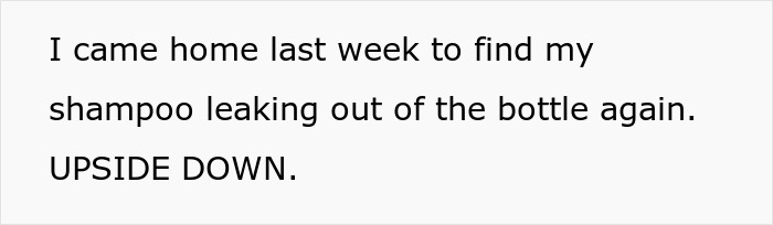 Parent Teaches Their Adult Children A Lesson After They Repeatedly Turn Their Medicated Shampoo Bottle Upside Down