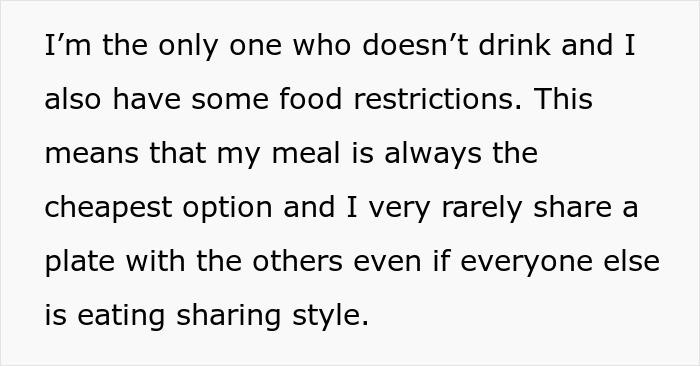 Woman Gets Yelled At By A New Guy At Dinner With Friends For Not Splitting The Check Evenly Like Everyone Else