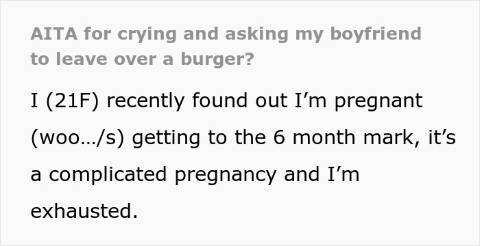 Guy Fails To Get Pregnant Girlfriend A Burger Despite Sitting At Home All Day While She Worked, She Kicks Him Out