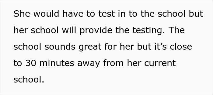 Mom Refuses To Drive Her Gifted Daughter To College-Level School, Ignores Every Option To Make It Possible