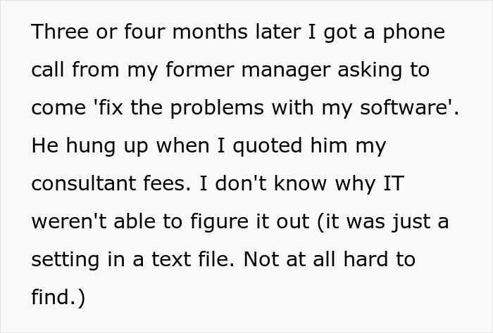 Worker Gets Accused Of Falsifying Timekeeping After Boss Steals Their Program And Takes Credit For It, So They Put A 'Special' Feature In It Right Before Quitting