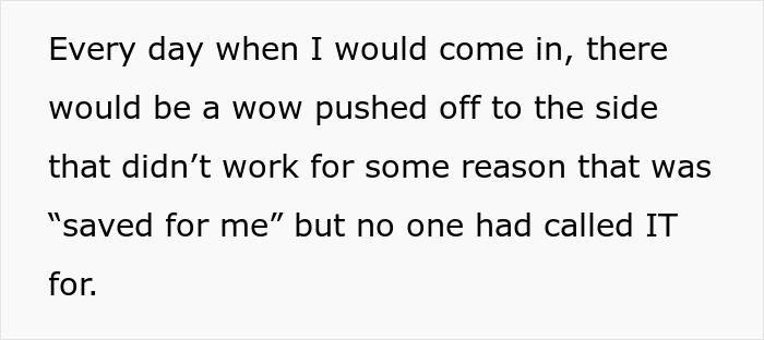 Nurse Takes Heat From Boss For Her Malfunctioning Workstation, Dumps It In Her Office To Get Her Off Her Back Nurse Takes Heat From Boss For Her Malfunctioning Workstation, Dumps It In Her Office To Get Her Off Her Back