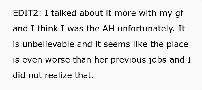 Guy Challenges His GF's Claims About Sexism At Work, Gets An Eye-Opening Reality Check