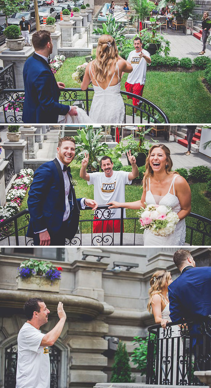 My Bride & Groom Bumped Into Adam Sandler, And That Was Amazing! Everything Can Happen In Montréal