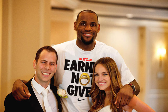 Lebron James Surprises Wedding Party
