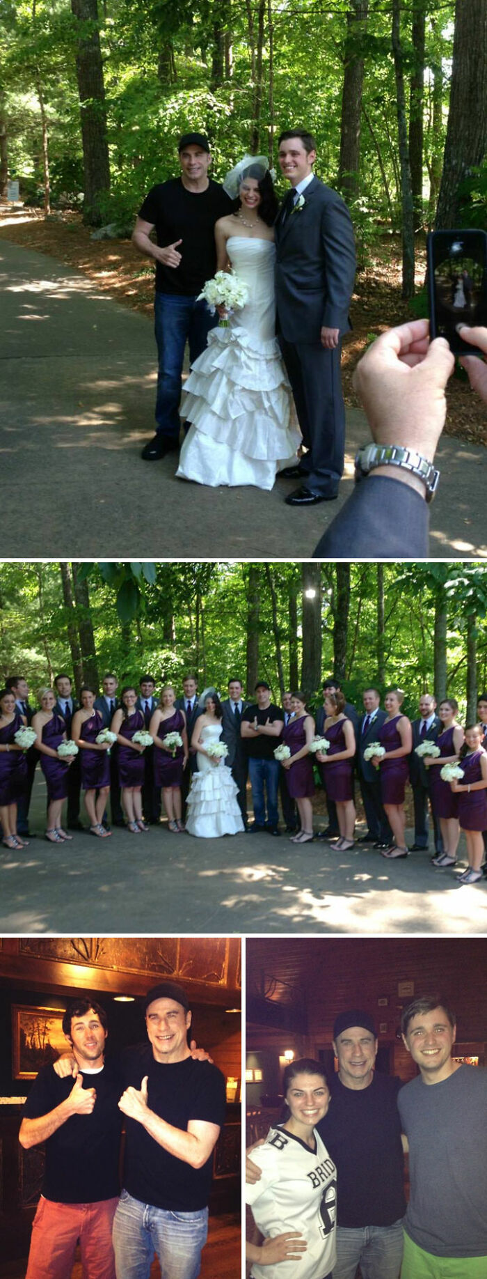 My Friend Ran Into John Travolta The Night Before His Wedding, And He Shows Up The Next Day