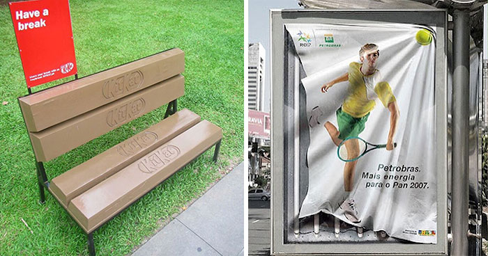 50 Times Marketing Specialists Stepped Up Their Game And Surprised People With These Cool Outdoor Adverts