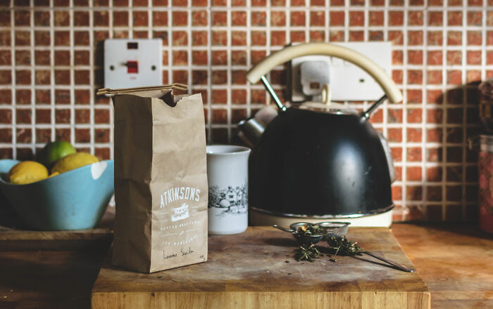 Picture of herbs on the table