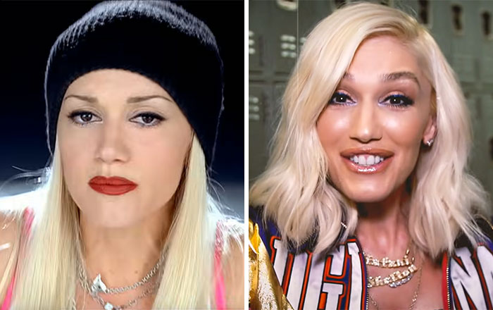 Close-up images of two celebrities with flawless skin and youthful looks representing never aging celebrities.