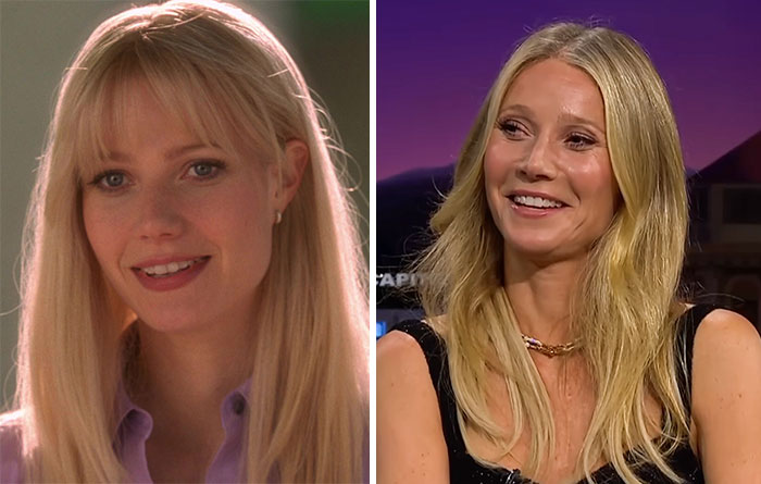 Side-by-side images of a blonde female celebrity showing youthful appearance, illustrating celebrities that seemingly never age.