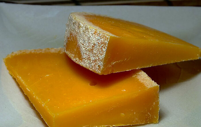 two slice of yellow cheese