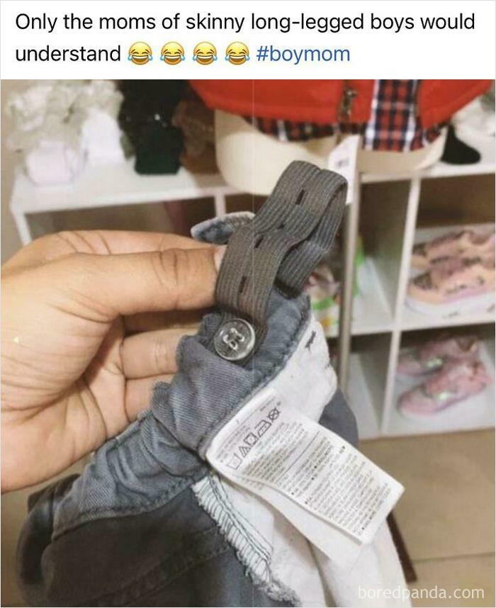 [gendered] Only Boy Moms Know About Adjustable Waist Bands