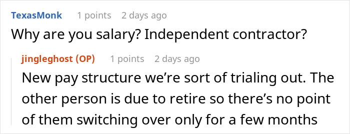 Hard-Working Colleague Confronts This Man About Leaving Work On Time, Unaware That He Doesn't Get Paid Overtime
