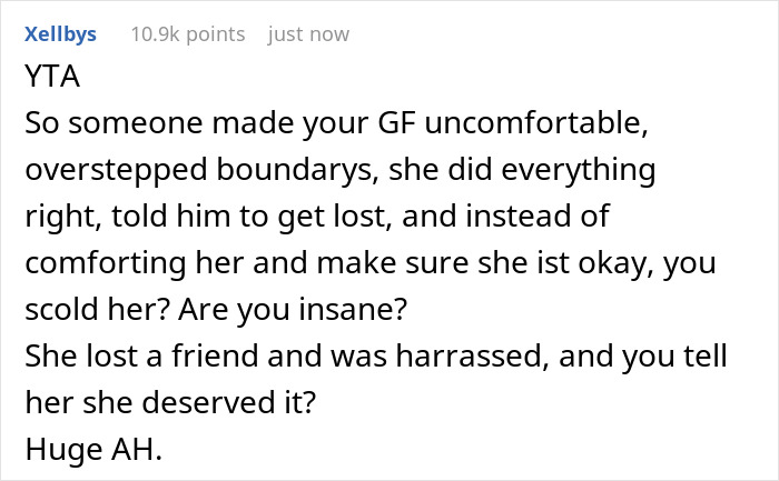 Guy Tells His Girlfriend "I Told You So" After Her Male Friend Tried To Hit On Her, Asks If He Was A Jerk