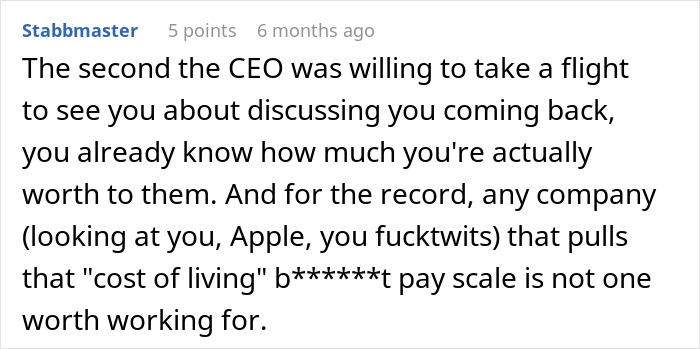 Boss Tells Senior Programmer To Move Back To NYC For Work, So He Quits, And The Company Quickly Realizes How Essential He Was Boss Tells Senior Programmer To Move Back To NYC For Work, So He Quits, And The Company Quickly Realizes How Essential He Was