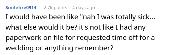 Boss Tries To Cancel Employee’s Day Off, So She Calls In Sick For Three, And The Whole Place Falls Apart Boss Tries To Cancel Employee’s Day Off, So She Calls In Sick For Three, And The Whole Place Falls Apart