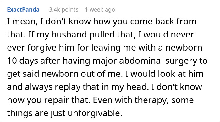 Wife Is Lost And Confused After Her Husband Leaves Her And Their Baby 10 Days After Her C-Section To Stay With His Friends Wife Is Lost And Confused After Her Husband Leaves Her And Their Baby 10 Days After Her C-Section To Stay With His Friends