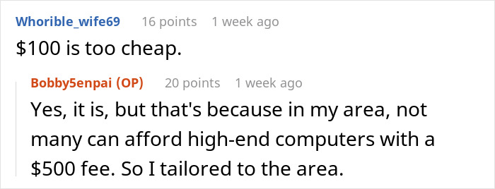 “She Exploded In A Rage”: PC Guru Is Left Dealing With Karen Over Her Son’s $2,000 Birthday Gift, Until Her Husband Gets Involved “She Exploded In A Rage”: PC Guru Is Left Dealing With Karen Over Her Son’s $2,000 Birthday Gift, Until Her Husband Gets Involved