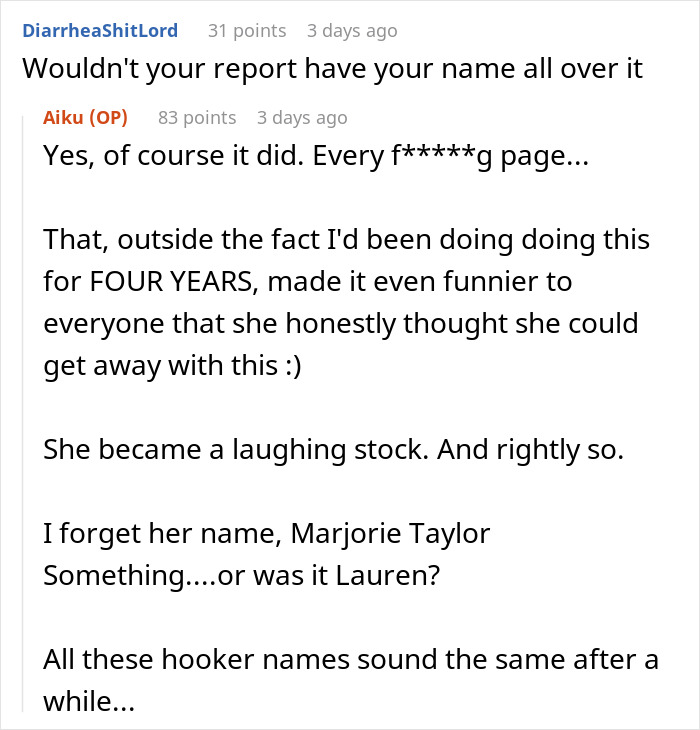 "She Marched Straight Into The CEO’s Office”: Woman Presents Coworker's Work As Her Own, Gets Exposed Right In Front Of The CEO "She Marched Straight Into The CEO’s Office”: Woman Presents Coworker's Work As Her Own, Gets Exposed Right In Front Of The CEO