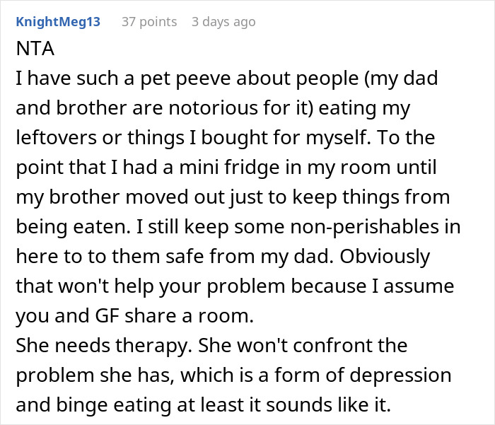 "She'll Leave Me With Plain Crackers": Guy Has To Go Hungry Because His Unemployed GF Eats Everything, He Finally Snaps "She'll Leave Me With Plain Crackers": Guy Has To Go Hungry Because His Unemployed GF Eats Everything, He Finally Snaps