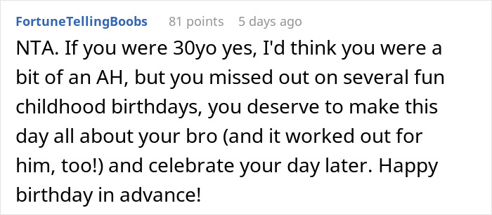 Teen Is Fed Up With Having To Celebrate Her Birthday With Her Little Brother, Infuriates Parents By Sabotaging It This Year